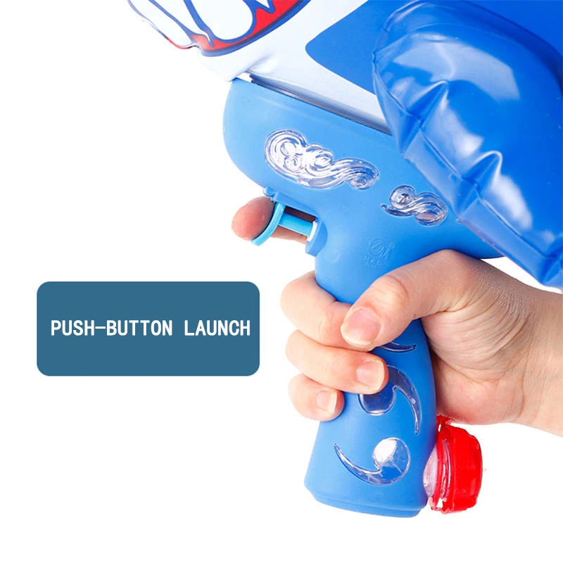 summer outdoor inflatable kids toys beach water gun  funny shark dolphin animal toys for kids