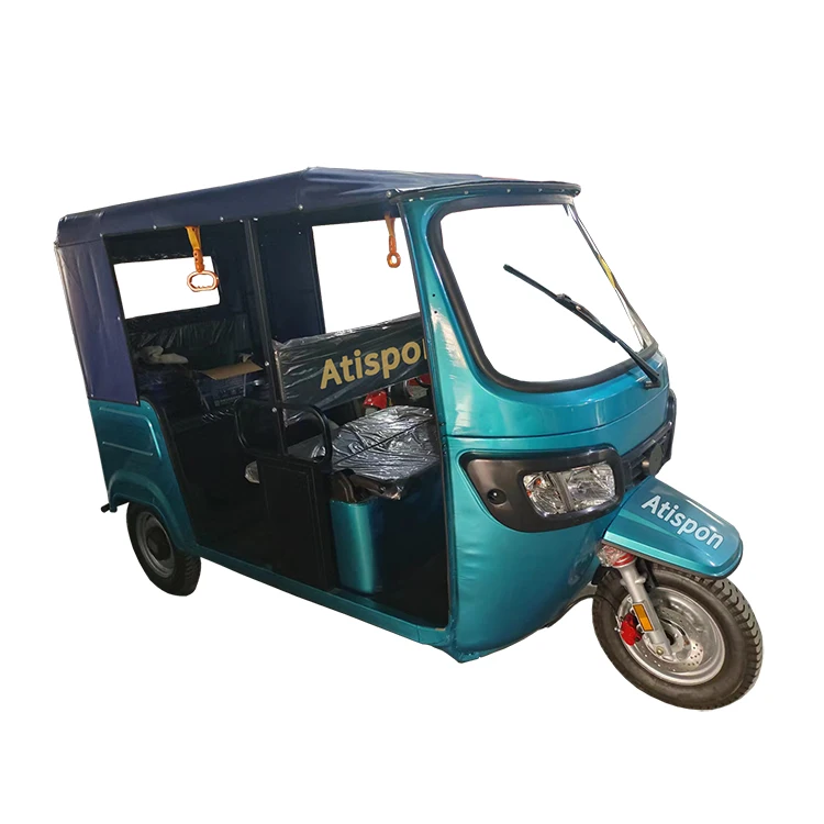 Open Body Three Wheels Adults Type E-rickshaw Tuktuk  Bajaj Auto Taxi Tuk tuk Gasoline For Sale In Kenya
