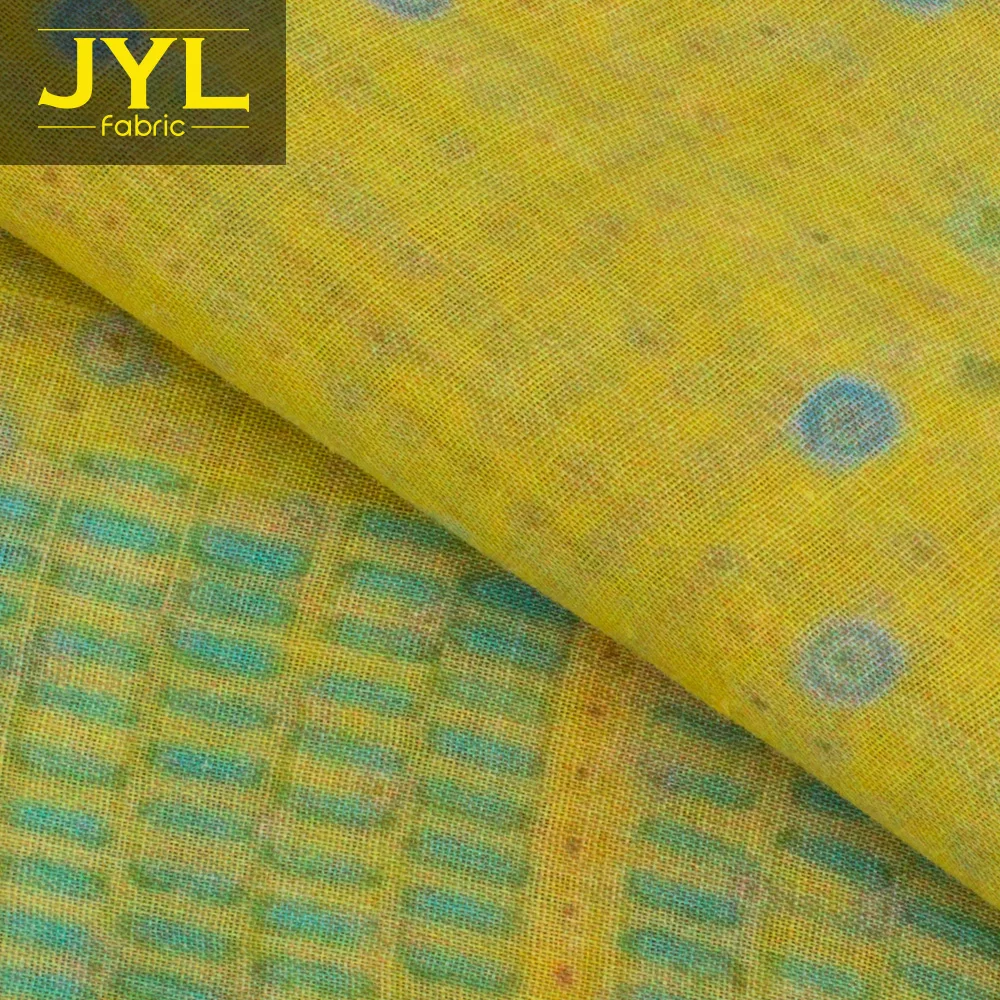 
JYL 100% ramie printed fabric RYH1064# 