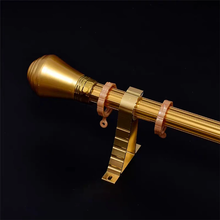 
Hot selling colorful white accessories aluminum alloy high quality luxury curtain rods 