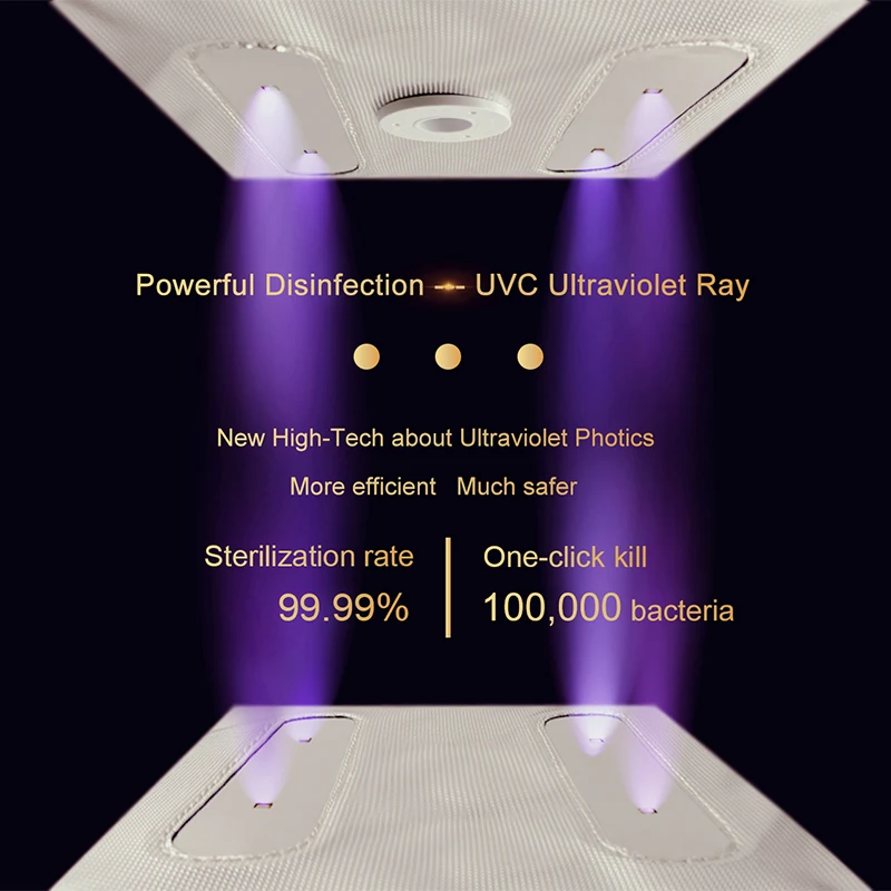 Коробка для стерилизации ламп UVC CE FCC LED портативный УФ стерилизатор сумка дезинфекции USB перезаряжаемая лампа 99.9% нм стерилизационная