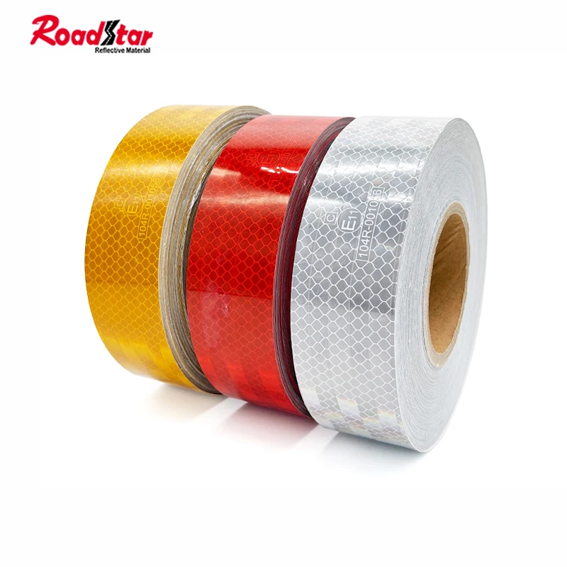 ECE R104 C Class Retro Aluminized Metalized Reflective Sticker Tape For Tail ,Truck