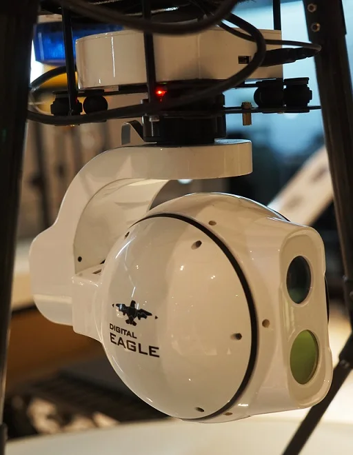 Drone Zoom Camera 30X EO/IR Electro-optical and Infrared Thermal Night Vision with Track for Inspection Surveillance Search