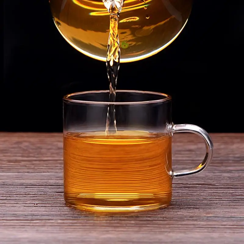 
Wholesale Clear High Borosilicate Glass Tea And Coffee Cup With Handle 