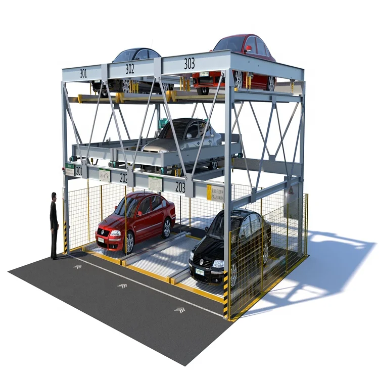 Automatic Smart Multilevel Car Puzzle Parking