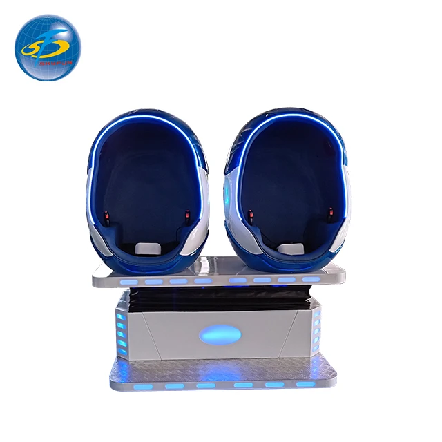 Двухместное оборудование виртуальной реальности Skyfun 9D кресло Egg VR кинотеатр на