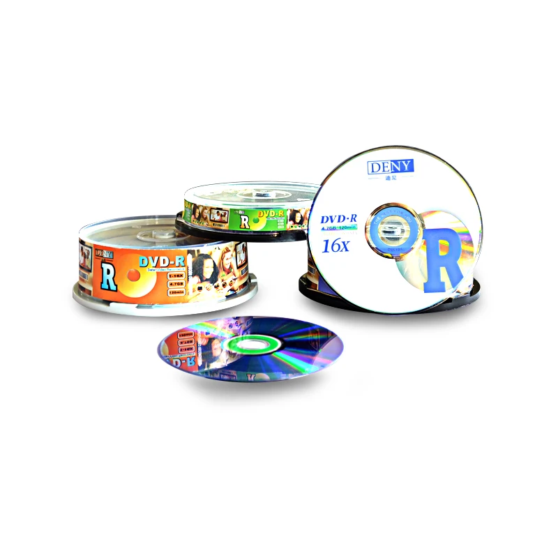 High speed blank printing dvd disk in shrink wrap package manufacture DVD-16X 4.7GB