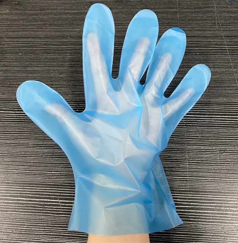 Одноразовые перчатки из ТПЭ высококачественные рельефные для приготовления пищи в домашних условиях
