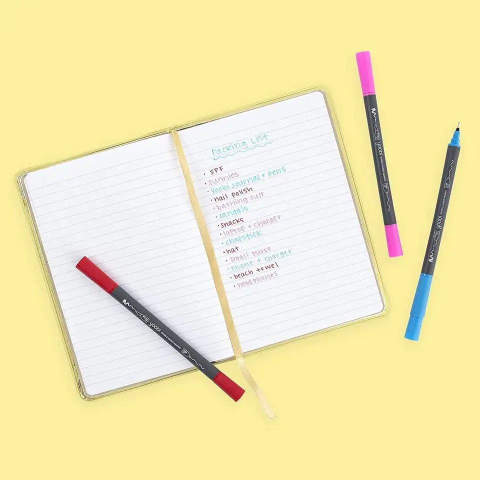 Custom Printed Japanese Style Small Pocket Soft Cover Notebook Personalized Journal Stationary Notebook