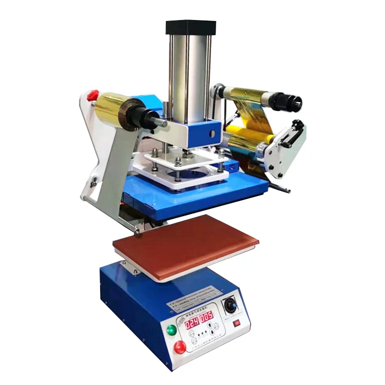 DSMC Hot Foil Stamping Machine Leather 3D Embossing Heat Press Machine For Custom Logo Stamp