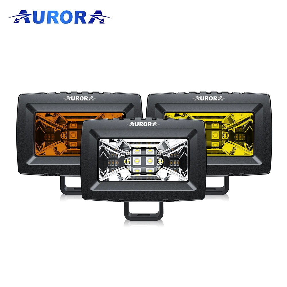 Aurora Screwless LED Light Bar 2 inch LED Work Light for Driving Tractor Offroad Boat Car Truck ATV SUV 4WD 4x4 12V 24V