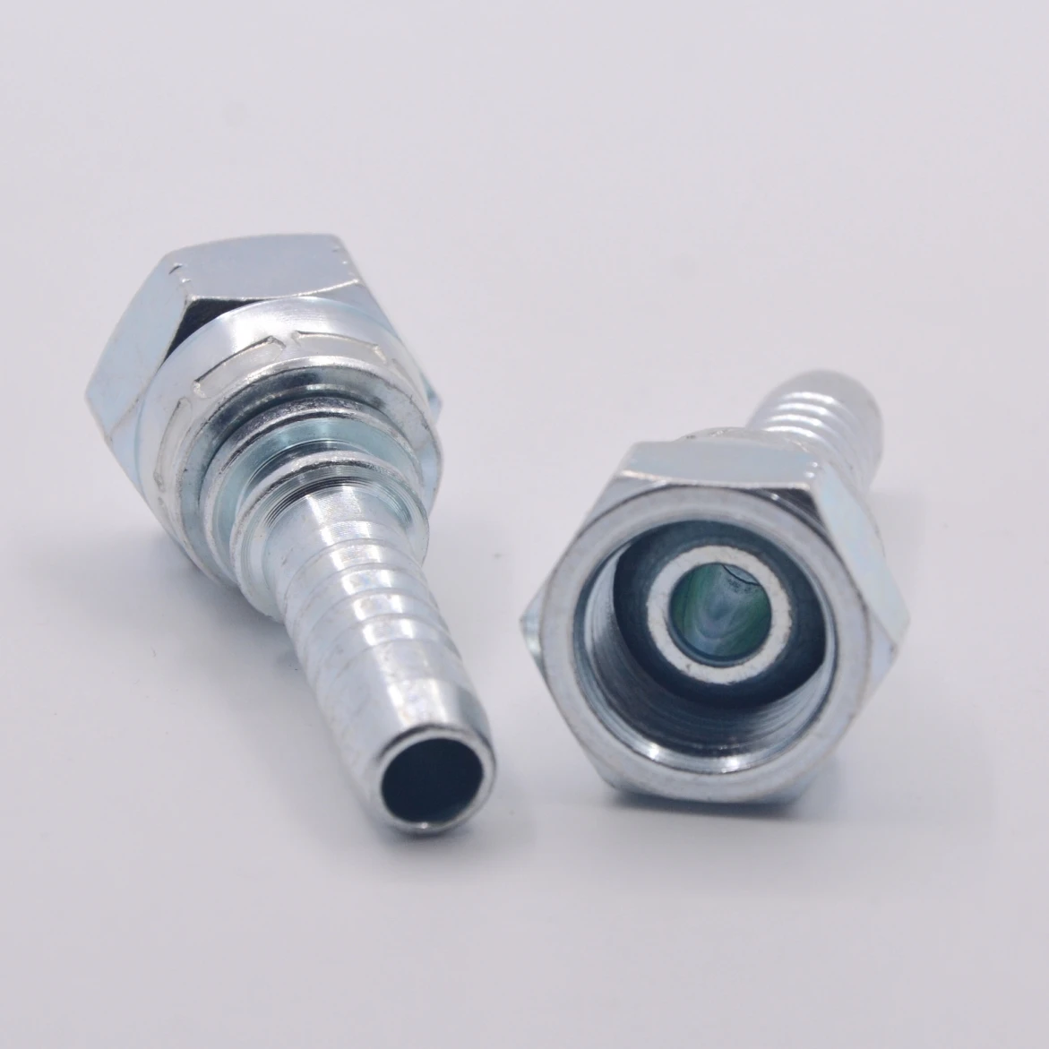 high quality carbon\stainless hydraulic crimping hose fittings American NPSM 60 cone seal 21611