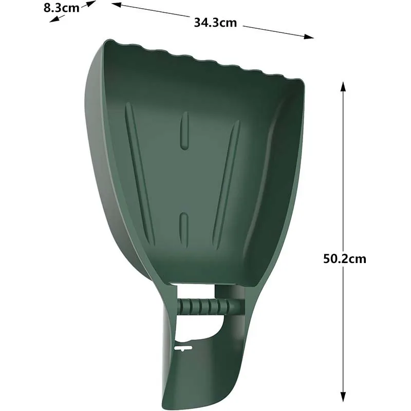 Leaf Rakes Hand Tool Lightweight leaf pickers Grabber Tool for Scooping Up Leaves Spreading Mulch Garden Yard