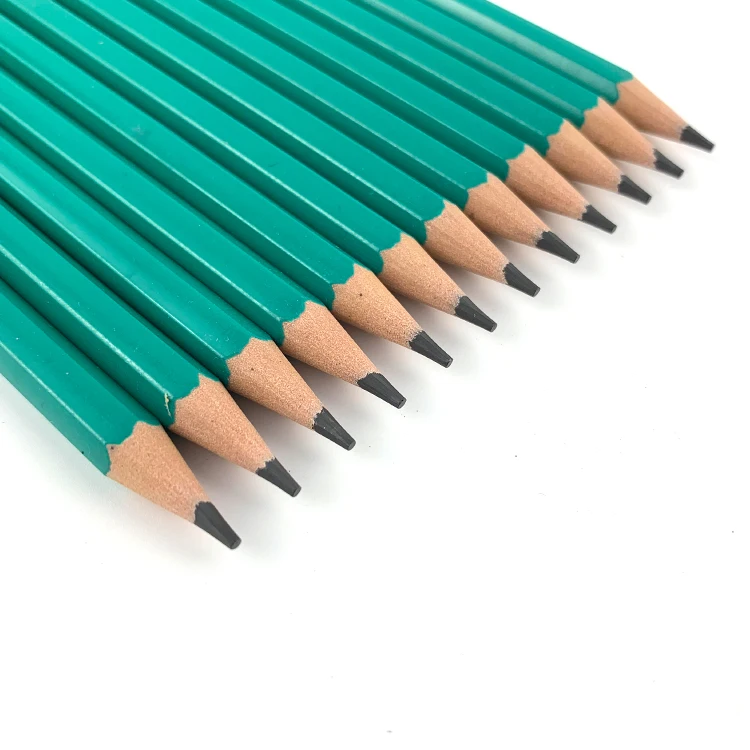 Wholesale good feedback 7.5 Inch Plastic HB Lead Pencils with Ring and White Eraser