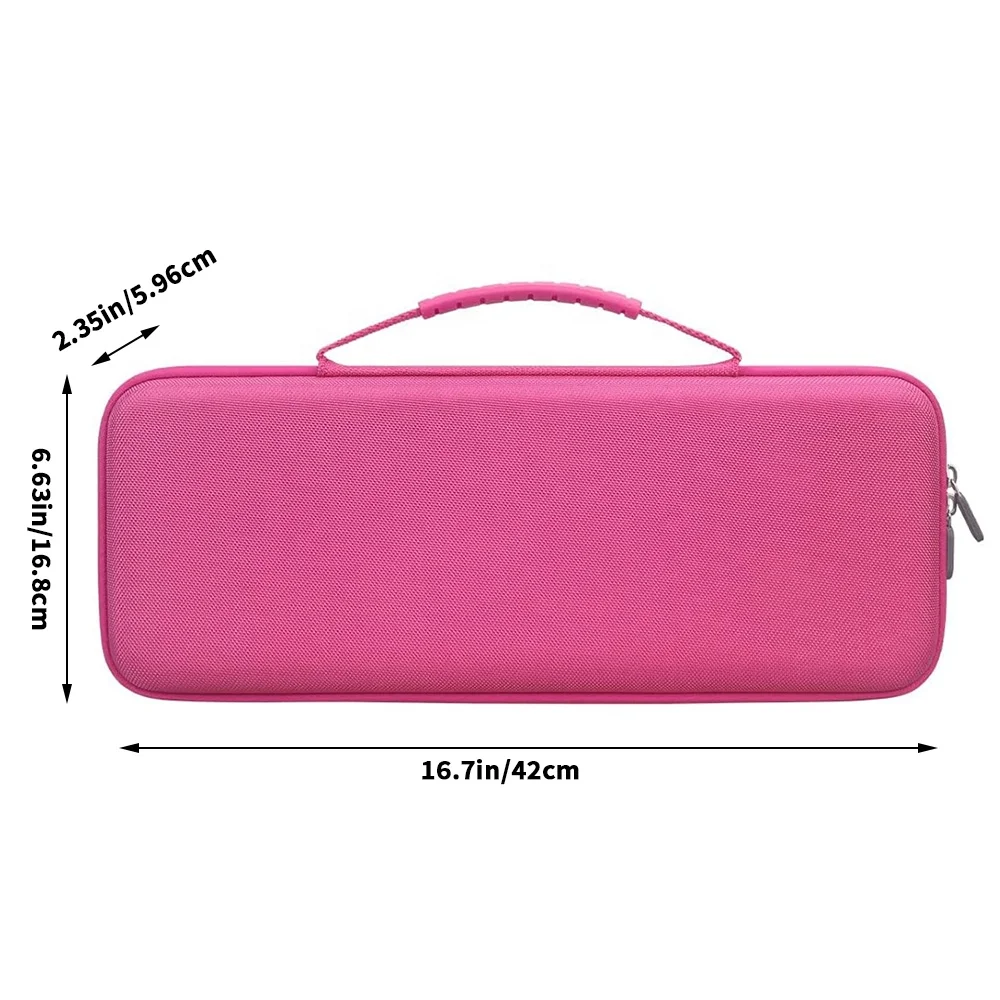 Newest Keyboard Carrying Case Wireless Bluetooth Keyboard Hard Shell Travel EVA Case with Custom Logo Zipper