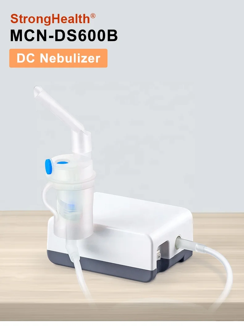 Small Handy Medical Equipment Low Noise DC Compressor Nebulizer for Kids & Adults Home & Hospital Use