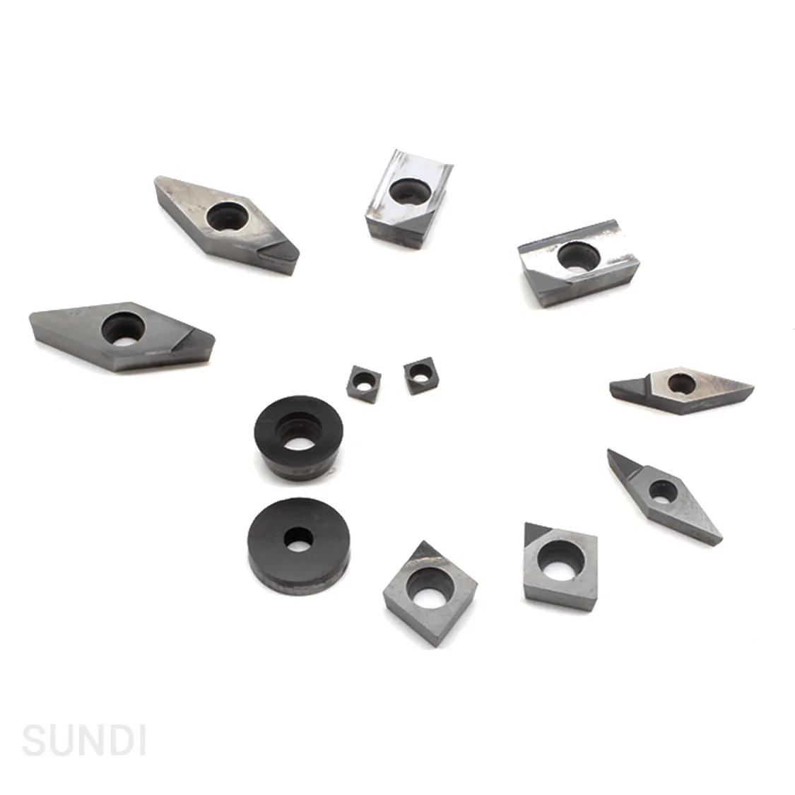 custom made wheel hub aluminum cutting turning diamond PCD inserts left hand right hand