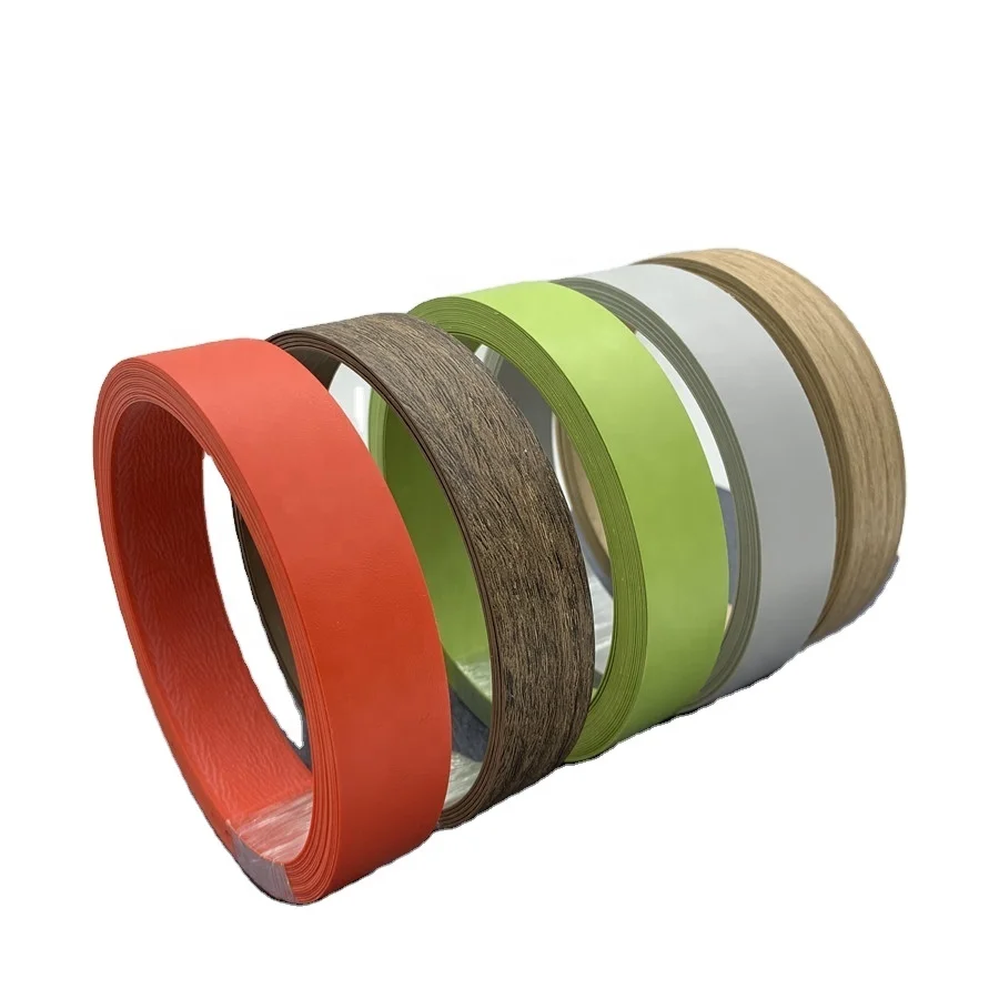 Manufacturer PVC Plastic Edge Banding Tape Edgebands For Furniture Accessories