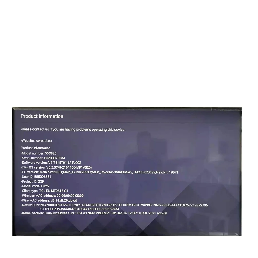 wholesale cheap Remaining stock Largest in stock C825 4K Mini LED TV with QLED Android TV and On kyo sound system