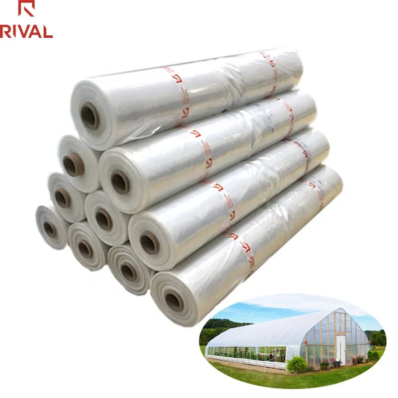 Greenhouse Plastic Film 200 Micron for Agricultural Usage and Greenhouse Tunnel Greenhouse Plastic film for Vegetables/Flowers