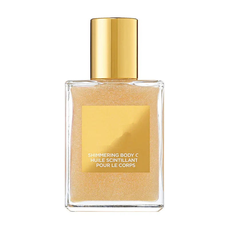 MLM Custom Makeup Fragrance Custom Natural Organic Glow Liquid Illuminator Bronze Body Shimmering Oil Beach Sexy Highlighter oil