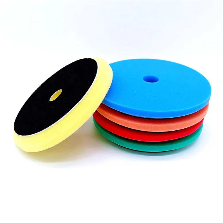 car sponge 6 inch foam buffing pad durable sponge polishing pad for car care polishing machine polishing pad