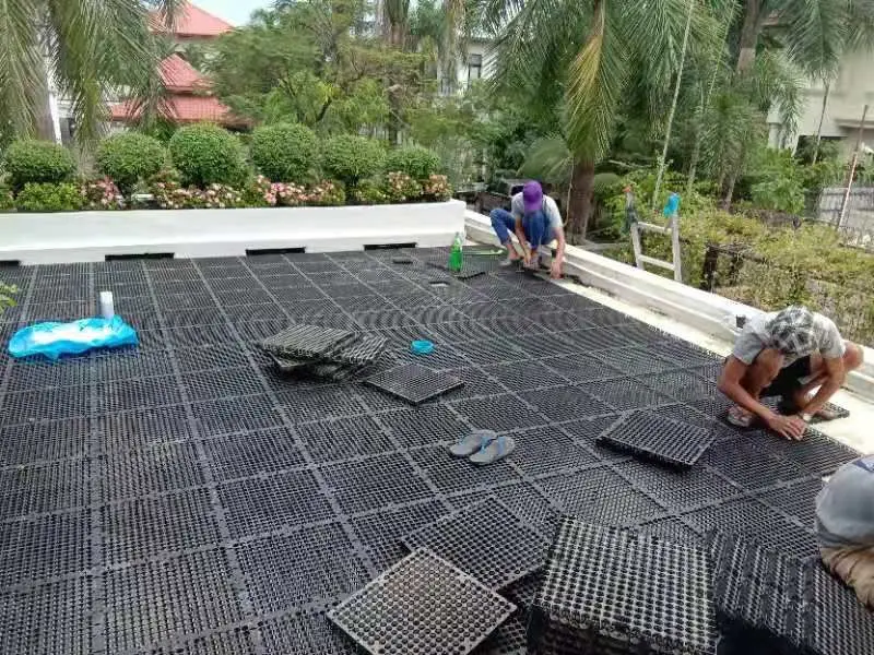 High quality drainage cell board for roof garden