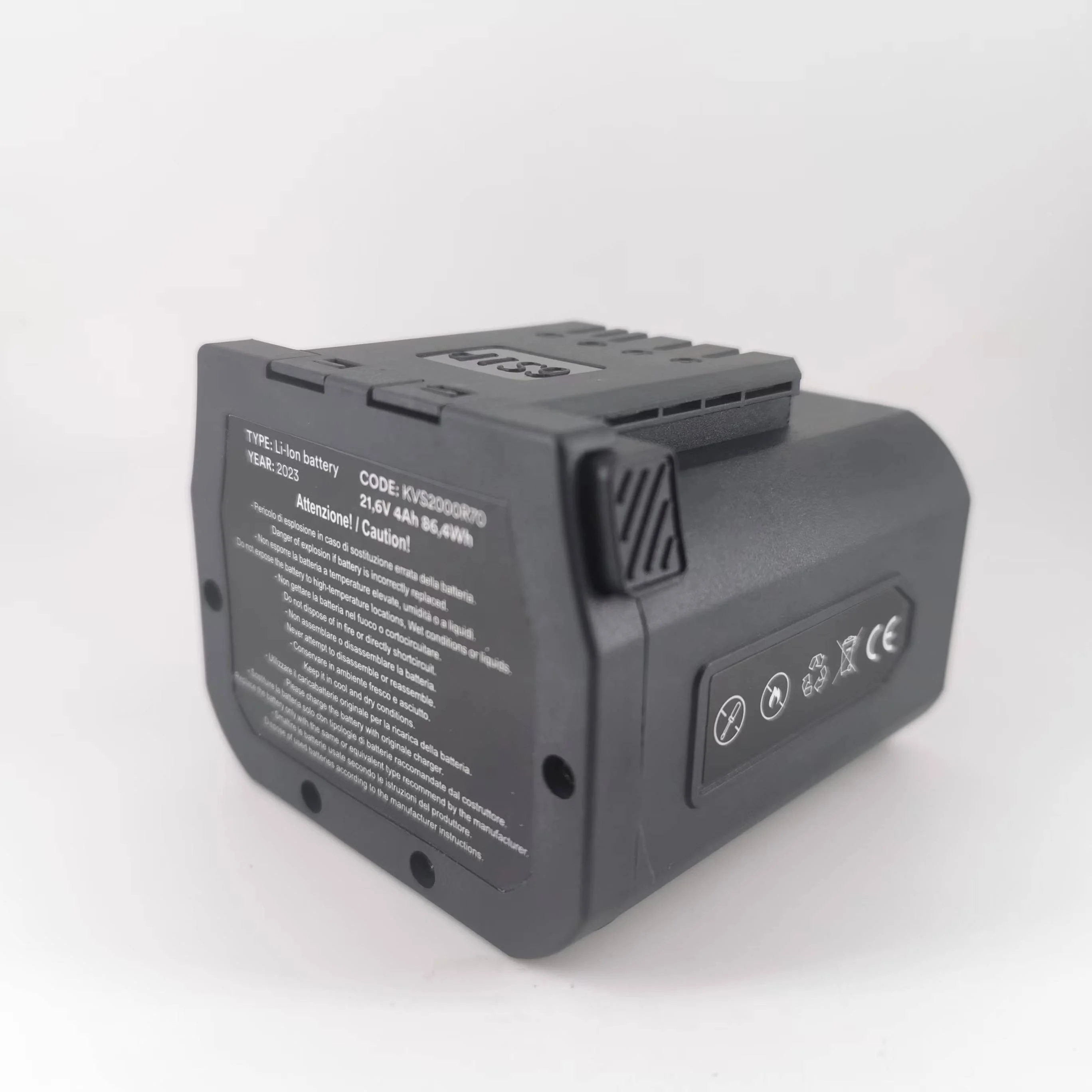 4000mAh 21.6V Cylindrical ICR 21700 Lithium ion Battery Pack with Plastic Shell for Electric Cutter