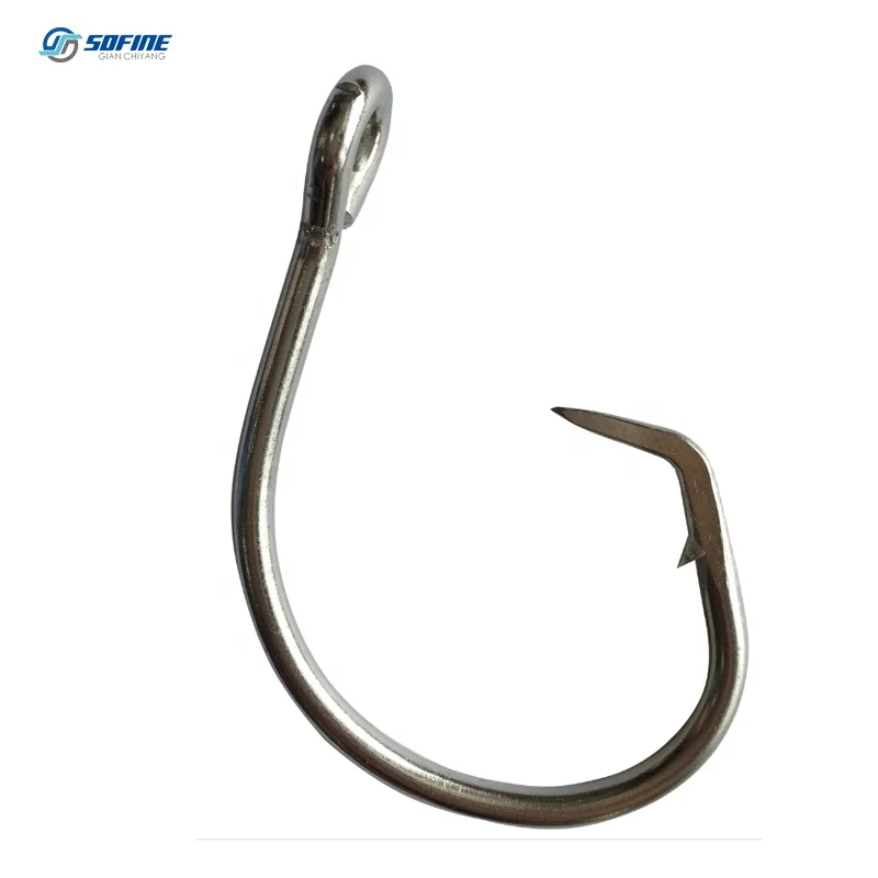 
High Quality Saltwater Stainless Steel Fishing Hook Tuna Circle 420SS Fishing Hook 