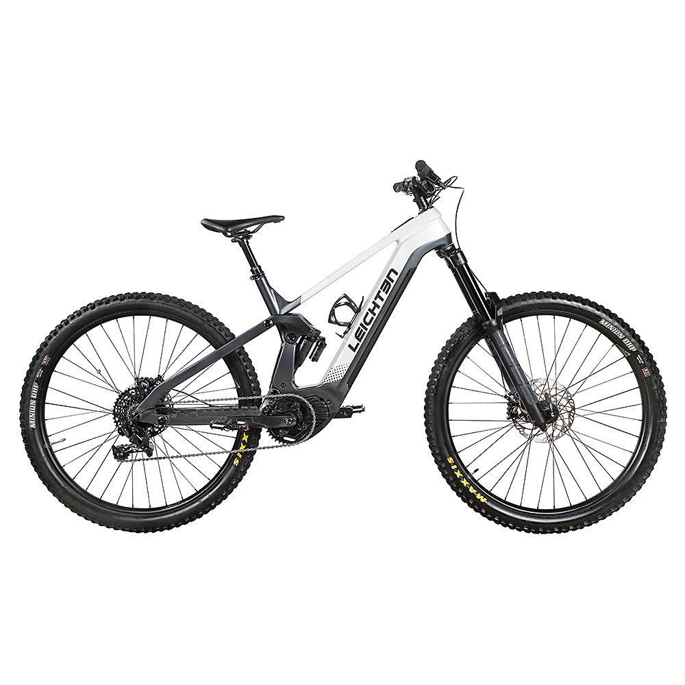 2024 Новое поступление leichten EMTB карбоновая рама 250w/500w спуск с полной подвеской Электрический горный велосипед