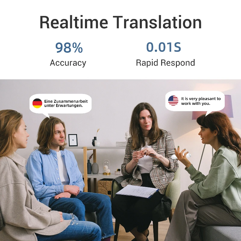 Wooask G5 Smart  Portable Translator Pocket Voice Translator 144 language Interpretation Translation Stick for Travel Meeting