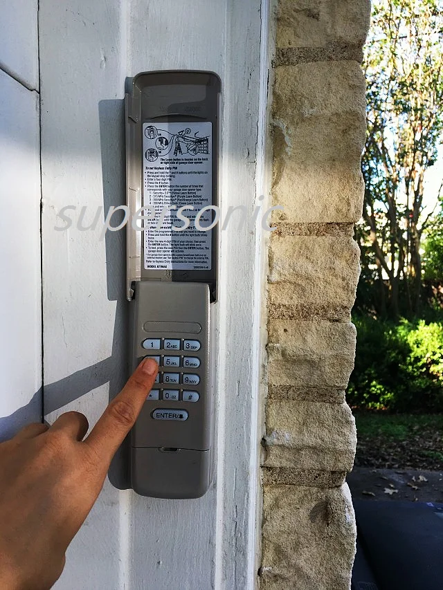  Беспроводная клавиатура для поднятия ворот гаража без ключа 877LM (желтая кнопка