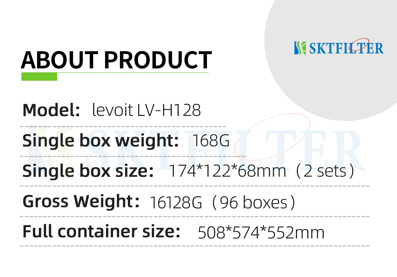 Air Purifiers Hepa Filter Air Filter Replacement for Levoit LV-H128 Home Appliances