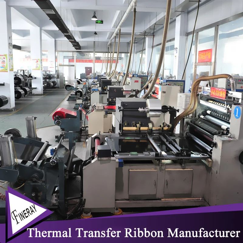FC3 Fineray Brand Black Color OEM Size 30mm*100m Printing Machine Hot Coding Foil Ribbon