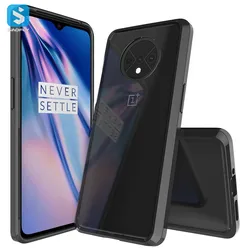 Hybrid Acrylic bumper hard back cover transparent shockproof case for Oneplus 7T