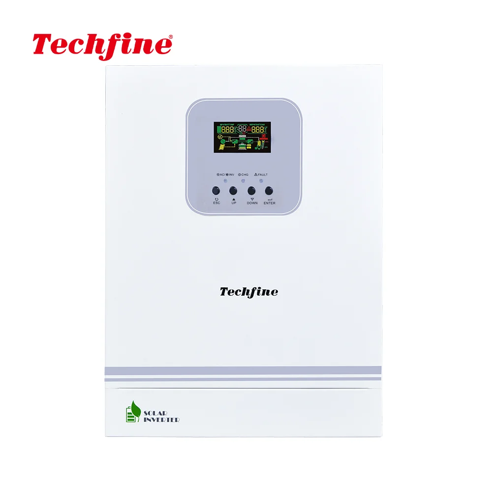 Techfine 3KW 3000W Mppt Inverter 500vdc For Solar home System Without Batteries  with 100A MPPT