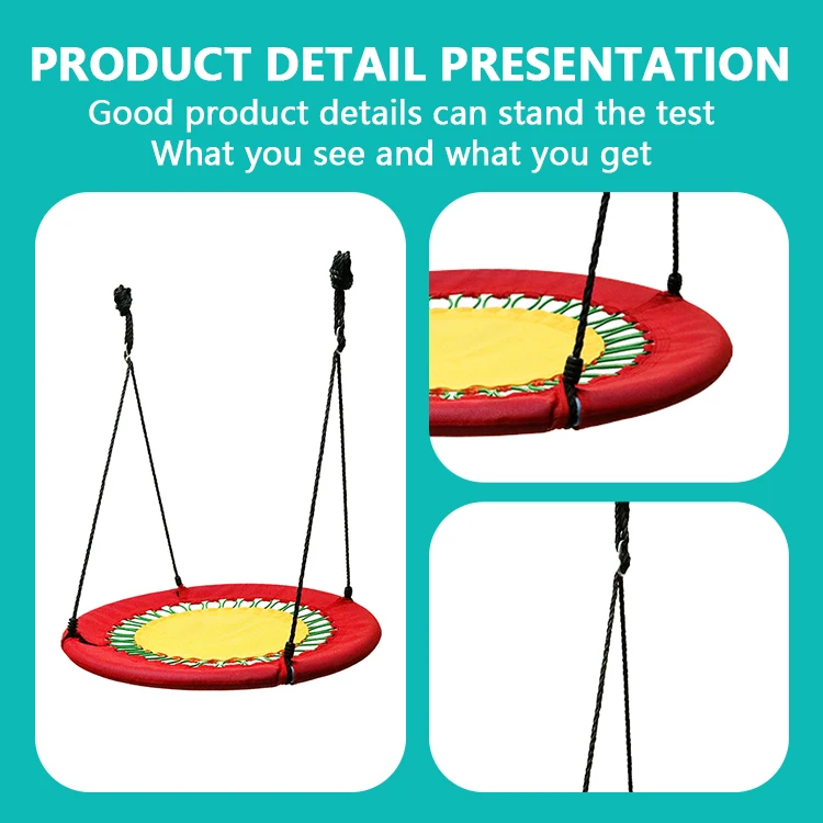 Челнока мода малыша блюдце качели комплект Замена дерево качели для детей и взрослых