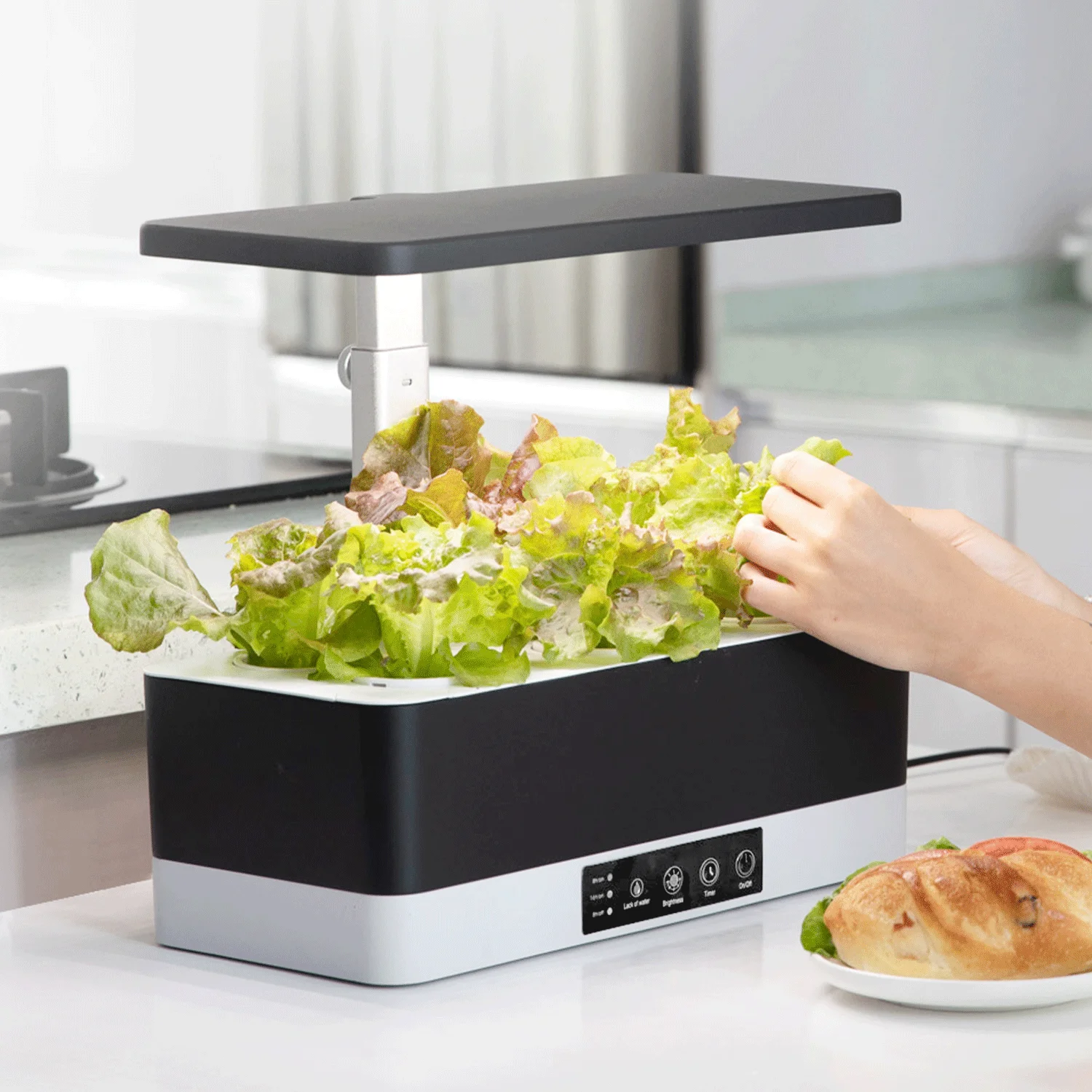 LED Indoor garden kit Harvest Hydroponic growing system 24W Automate Indoor Garden click and grow herb and vegetable garden