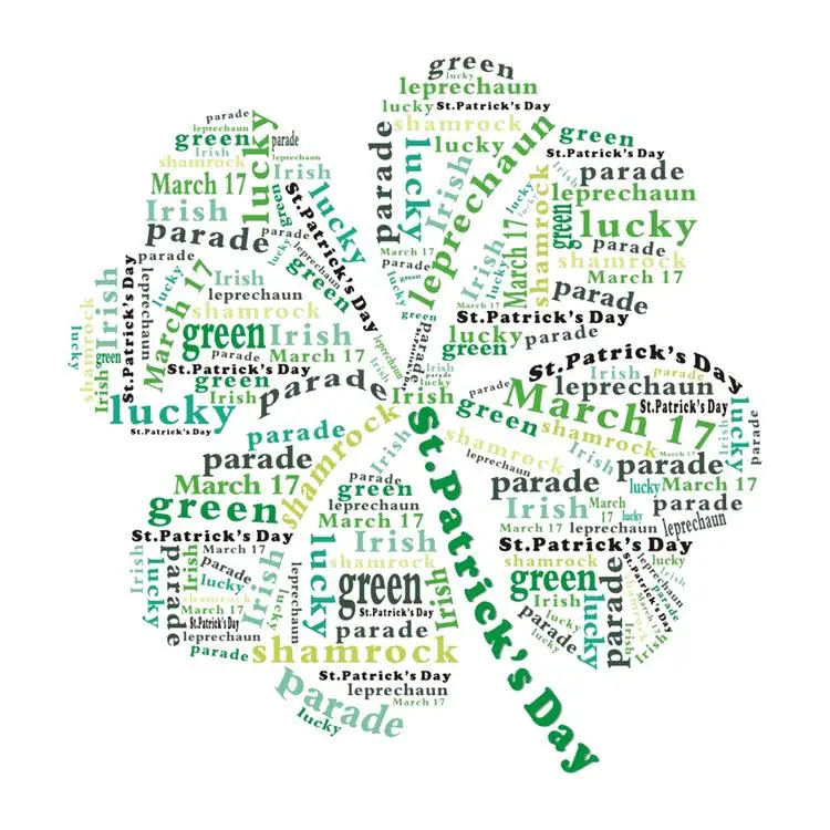 
St Patricks Day Wall Stickers Living room window fridge magnet Shamrock Clover Window Clings Decal 