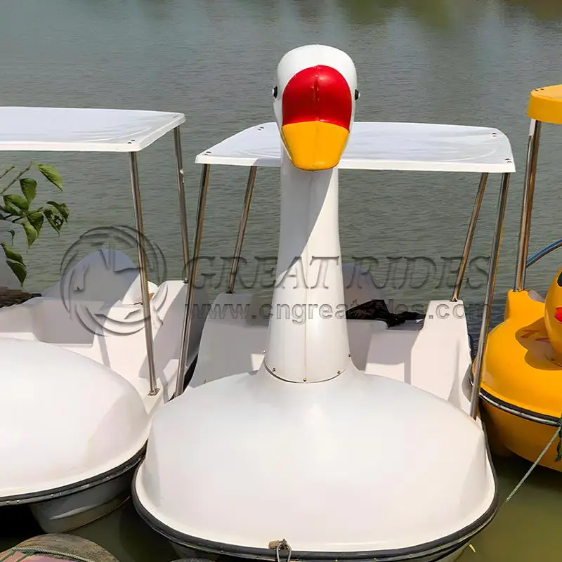 Hot Sale Water Bicycle 4 Seats Paddle Boat PE Material Leisure Pedal Boat