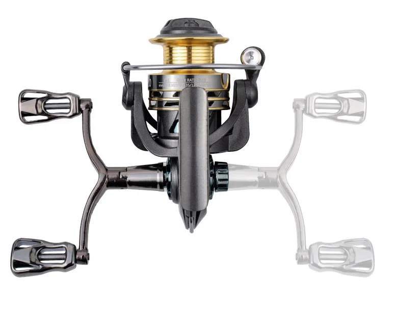 Powerful Spinning Reel Lightweight Saltwater Spinning Double Rocker Fishing Reel Sea Rod Casting Rod Spinning Wheel Fishing Reel