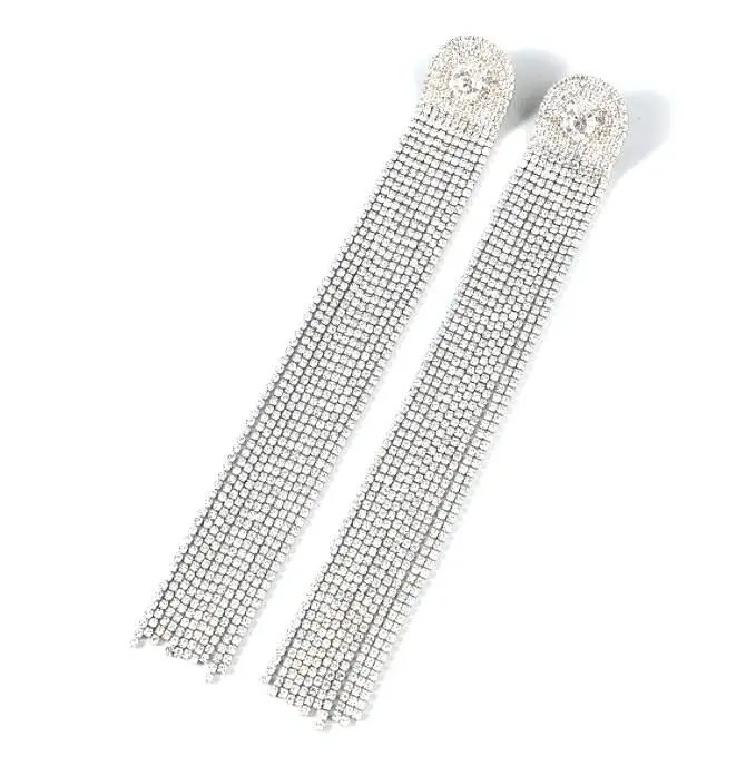 very long earring