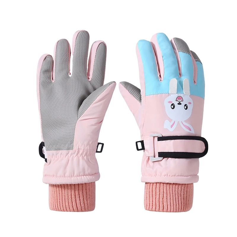 Wholesale  Skiing Sports Best Snow Skiing Gloves Waterproof Winter Warm Gloves For Kids Gift Snowboard Ski Gloves For Children