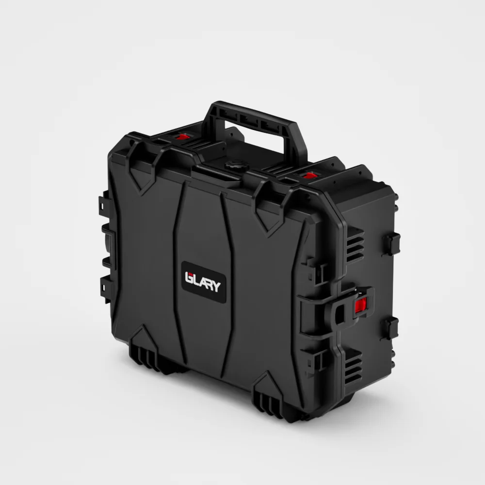 GLARY heavy duty camera case bag for photography shockproof camera box case dustproof customized camera bag case with Velcro