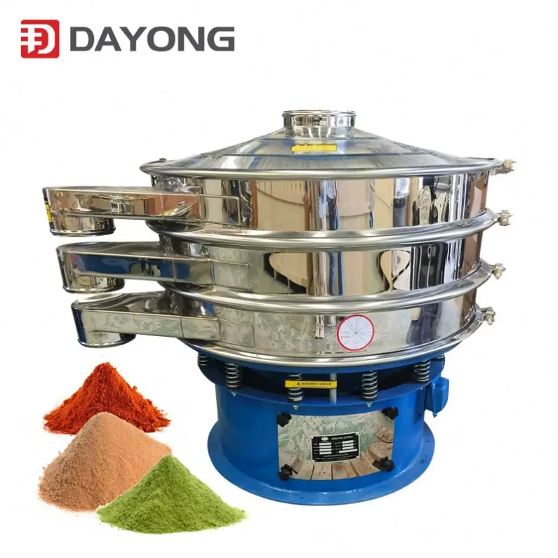 Factory Screening Circular Sieve Shaker Sand Gravel Separator Machine Flour Powder Vibrating Screen