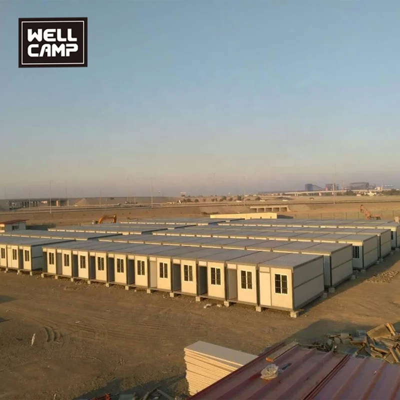 Wellcamp складной контейнерный дом твердый контейнерный дом доступная цена с простой установкой контейнерный дом
