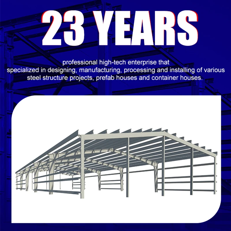 Prefabricated Plants And Workshops Industrial Prefab Storage Shed Steel Structure Warehouse Prices Construction Design