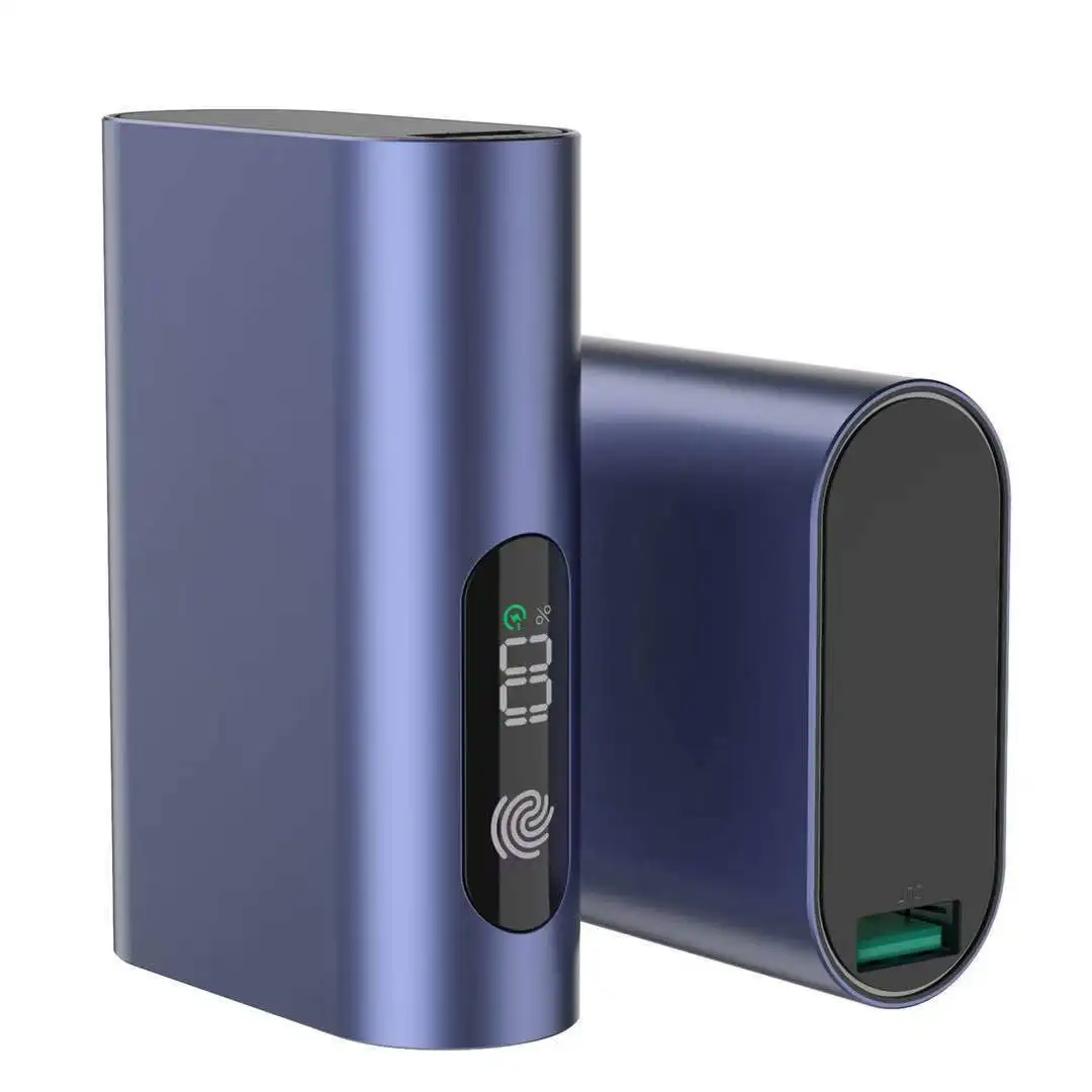 Заводская Быстрая Зарядка Power Bank 10000 мАч алюминиевый сплав двухэкранный ЖК-дисплей Powerbank зарядное устройство для телефона Power Banks