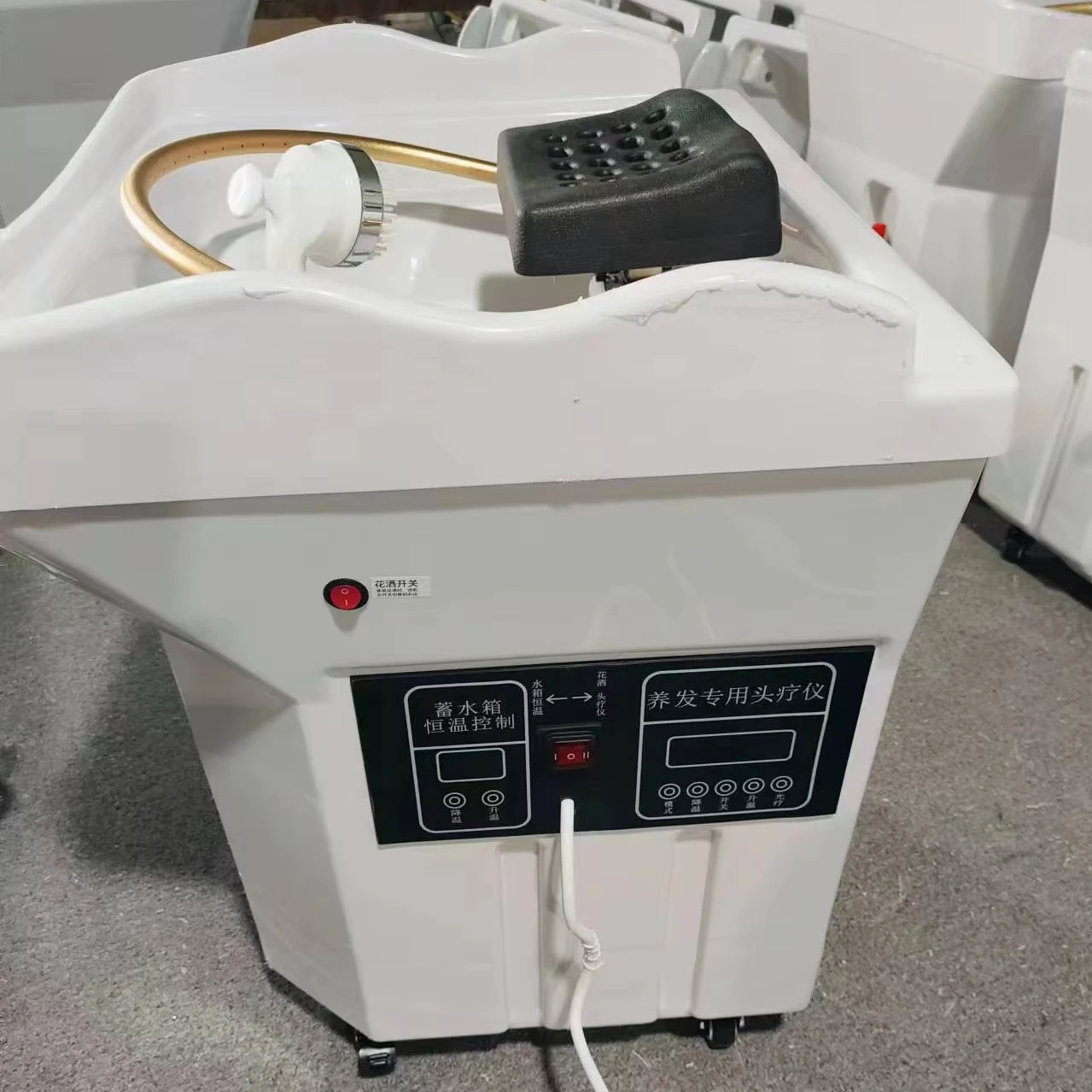 Portable Salon Head Spa Equipment Mobile Hair Washing Portable Massage Shampoo Bed Basin