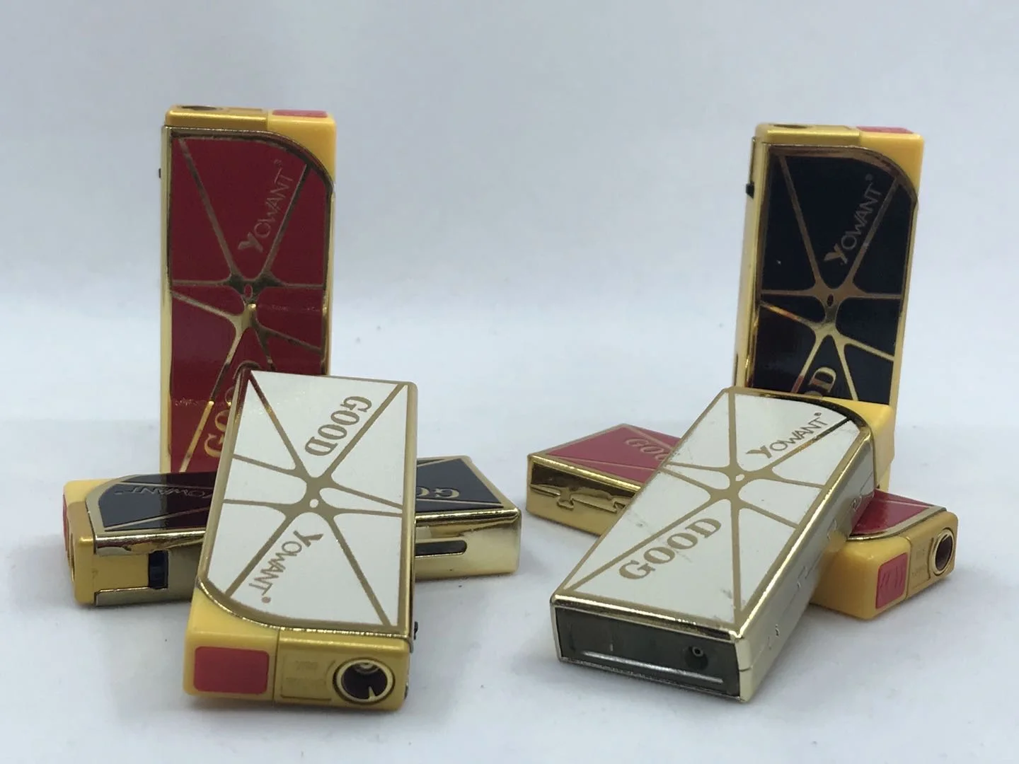 2024 latest metal refillable electronic straight  gas lighter